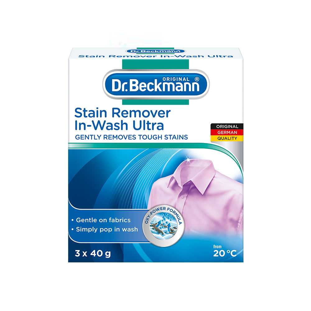 Stain Remover InWash Ultra 3x 40g Dr Beckmann NZ